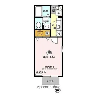 リヴェール【1階】の間取り