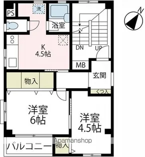 天野屋ビル【301号室号室】の間取り