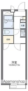 レオパレスメルベーユ泉【2階】の間取り