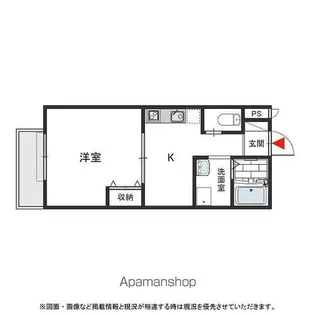 コムフィー【201号室号室】の間取り