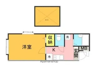 パンシオン ヴィラ 久留米C棟【1階】の間取り
