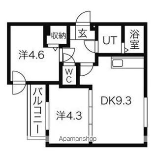 ステラ本郷Ⅰ【2階】の間取り