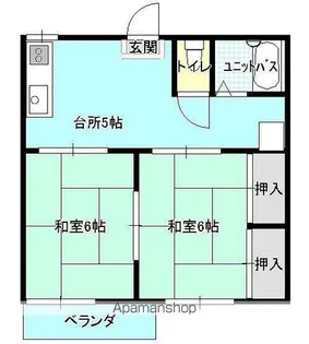 アメニティ東福山【202号室】の間取り