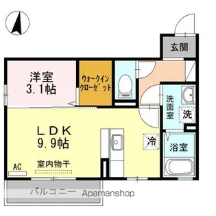 エテルナ リアン【3階】の間取り
