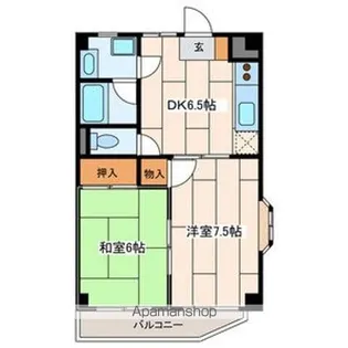 グリーンバレービル【3階】の間取り