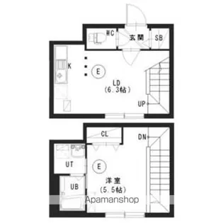 シティレジデンス北34条【1階】の間取り