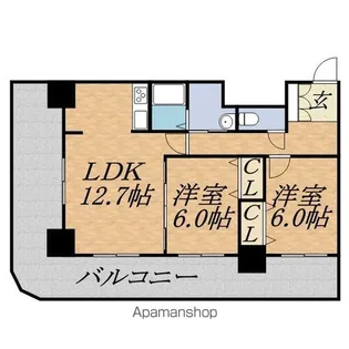 ティアラタワー中島倶楽部(Ⅰ−Ⅳ)【29階】の間取り