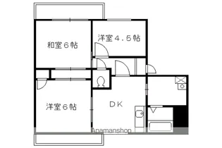 フレグランス西村【2階】の間取り