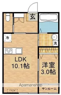 LANCE【1階】の間取り