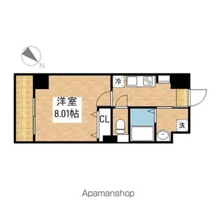 アプリーレ千代田【4階】の間取り