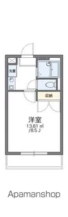 レオパレスAVENUE壱番館【204号室】の間取り