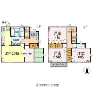 愛知県名古屋市千種区丸山町3丁目【一戸建】の間取り