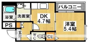 オーガスタ・スクウェア【3階】の間取り