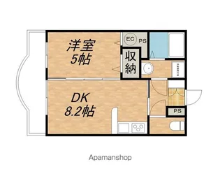 マンション ミニョンヌ【302号室】の間取り