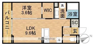 LUCE【3階】の間取り