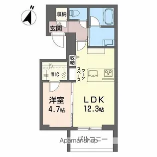 シャーメゾン東幸町【3階】の間取り