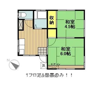 吉野アパート【2階号室】の間取り