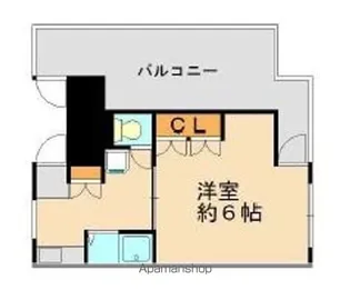 ダイナコート産大前【5階】の間取り