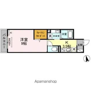 左近ラ・ランド【3階】の間取り