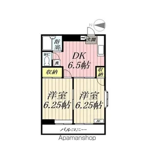リブステージ本田2【301号室】の間取り