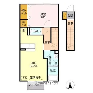 ストラール B【2階】の間取り