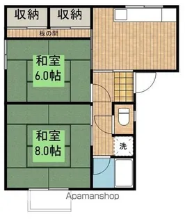 西仙北レジデンス【101号室】の間取り