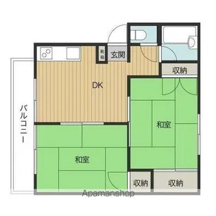 ドミエール高松【2階】の間取り