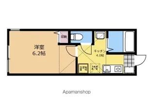 プライムコート相生【204号室】の間取り