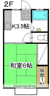 小舩ハイツ【205号室】の間取り