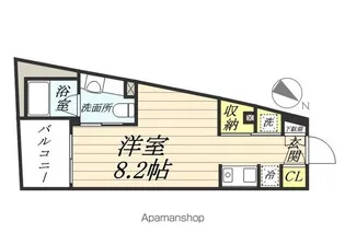 レックス多摩川レジデンス【2階】の間取り