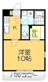 ガーデンヒル北島【201号室】の間取り