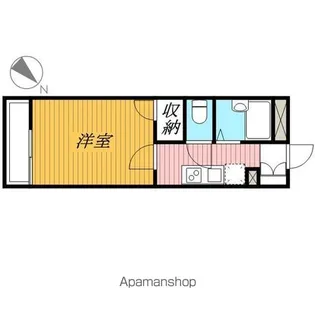 レオパレスグランドAファースト【1階】の間取り