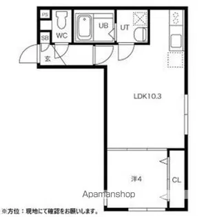 フェーラシュヴァル中島公園【2階】の間取り
