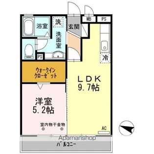 ファミール梅が岡【2階】の間取り