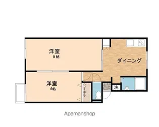 プレジール鹿島A【102号室】の間取り