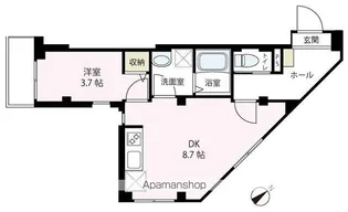 HARENO VILLA【303号室号室】の間取り
