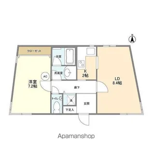 NASマンション【2階】の間取り