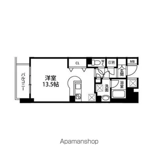コンフォートEXE青葉通り【703号室】の間取り