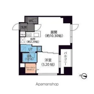 F022円山【2階】の間取り