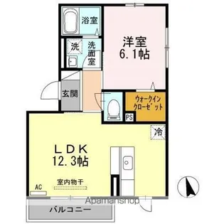 オランジュリ【3階】の間取り