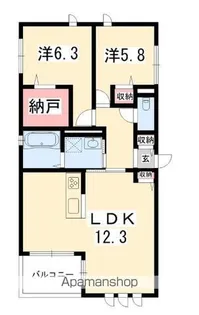 LUNETTA【2階】の間取り