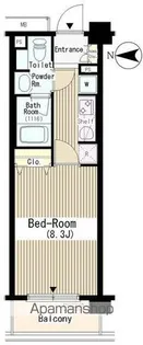 東京都中野区中野5丁目【マンション】の間取り
