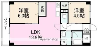 オレンジコート高松【9階】の間取り