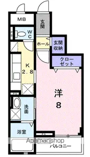 メゾン ラフォーレ【3階】の間取り