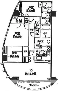 カスタリア池袋【14階】の間取り