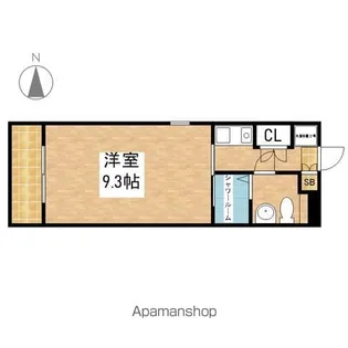 YS上前津【8階】の間取り
