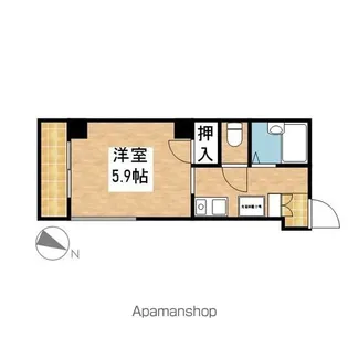 サンセリテ【203号室】の間取り