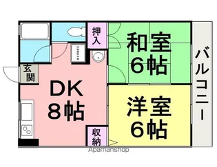 シティハイムボナンザ【203号室】の間取り