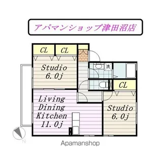 フォレストコート【1階】の間取り