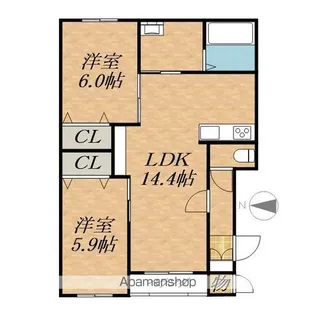 GRACIAS122【3階】の間取り